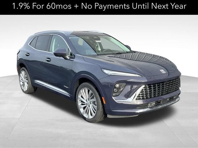 2026 Buick Envision Avenir in Midnight Opal — front three-quarter view