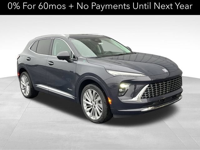 2026 Buick Envision Avenir in Midnight Opal — front three-quarter view